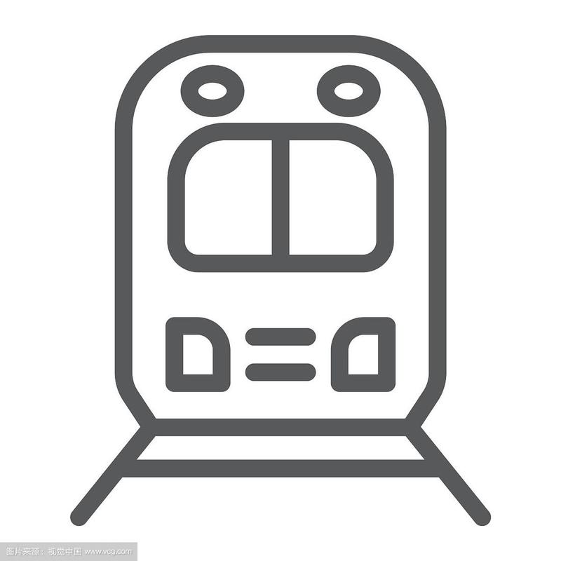 铁路公路旅行线标志运输和铁路